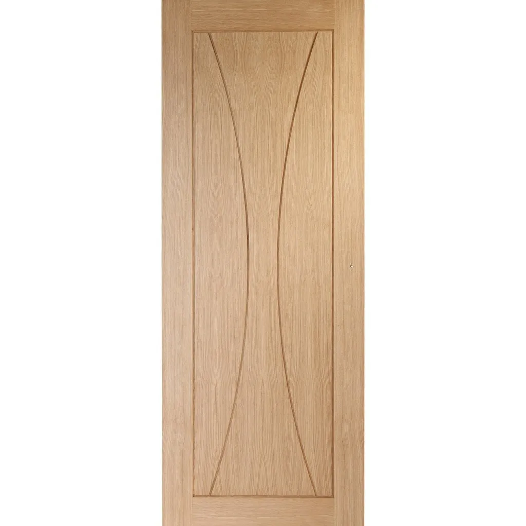 Bespoke Pass-Easi Verona Oak Flush - 2 Sliding Doors and Frame Kit