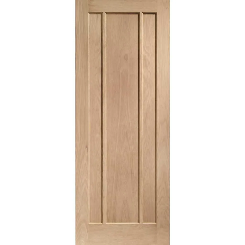 Bespoke Pass-Easi Worcester Oak 3 Panel - 2 Sliding Doors and Frame Kit - Prefinished