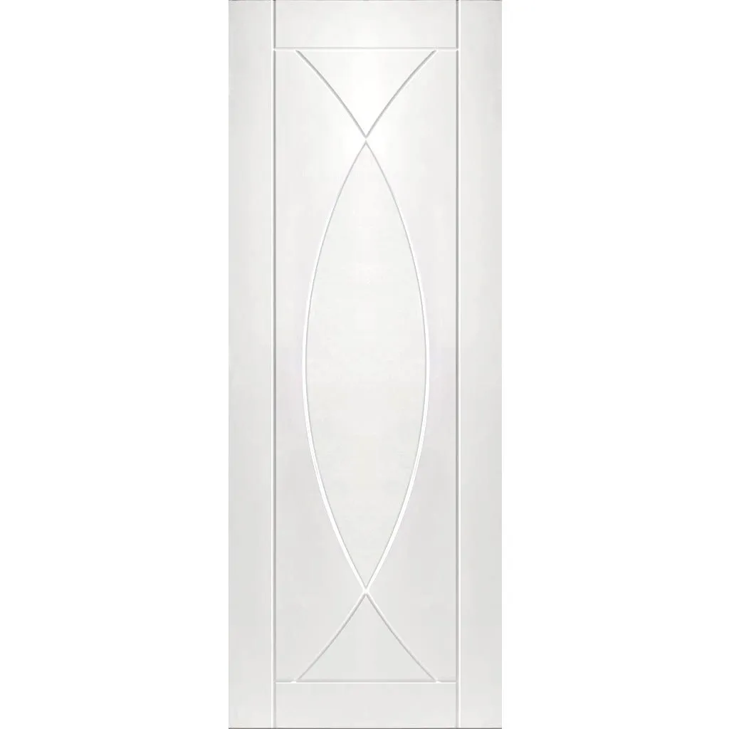 Bespoke Pesaro Flush Single Frameless Pocket Door - White Primed