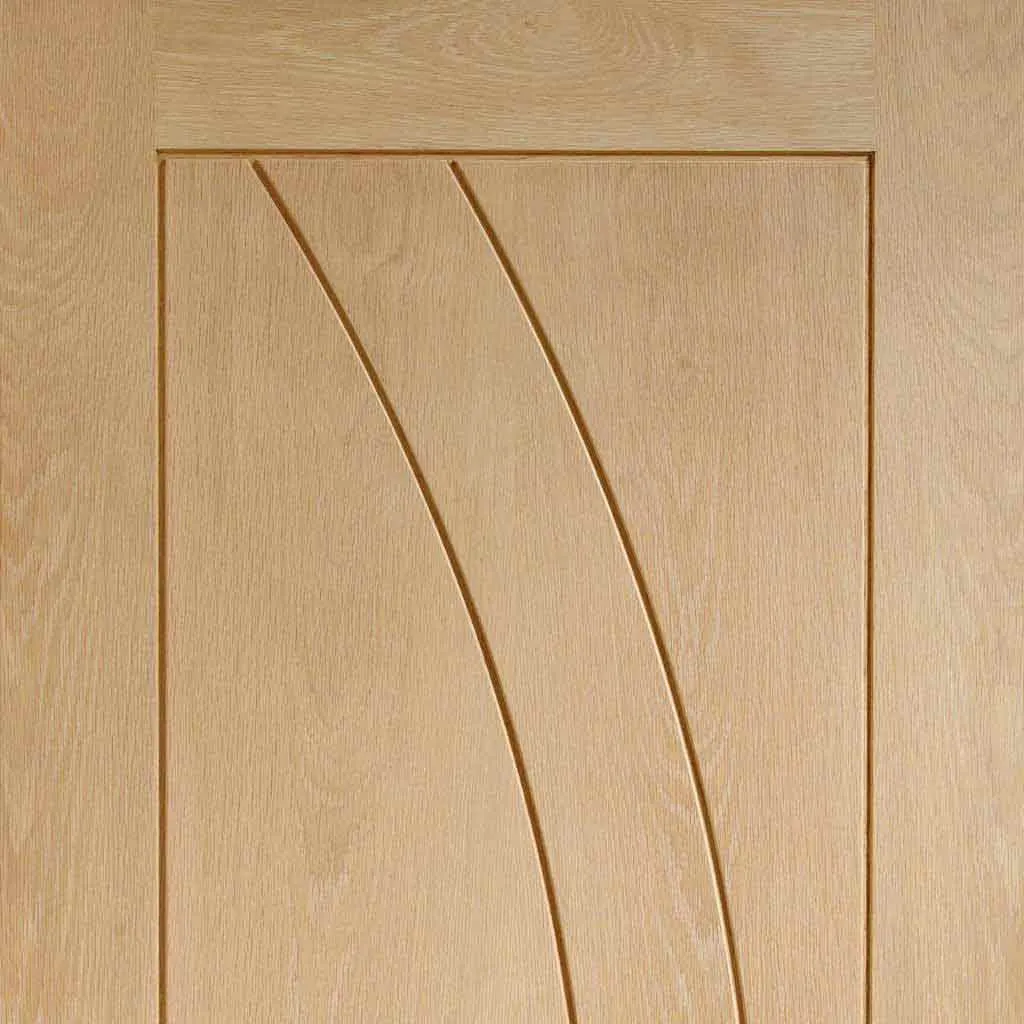 Bespoke Salerno Oak Flush 3 Door Maximal Wardrobe and Frame Kit