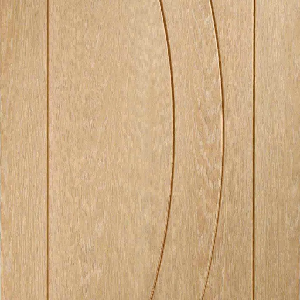 Bespoke Salerno Oak Flush 3 Door Maximal Wardrobe and Frame Kit