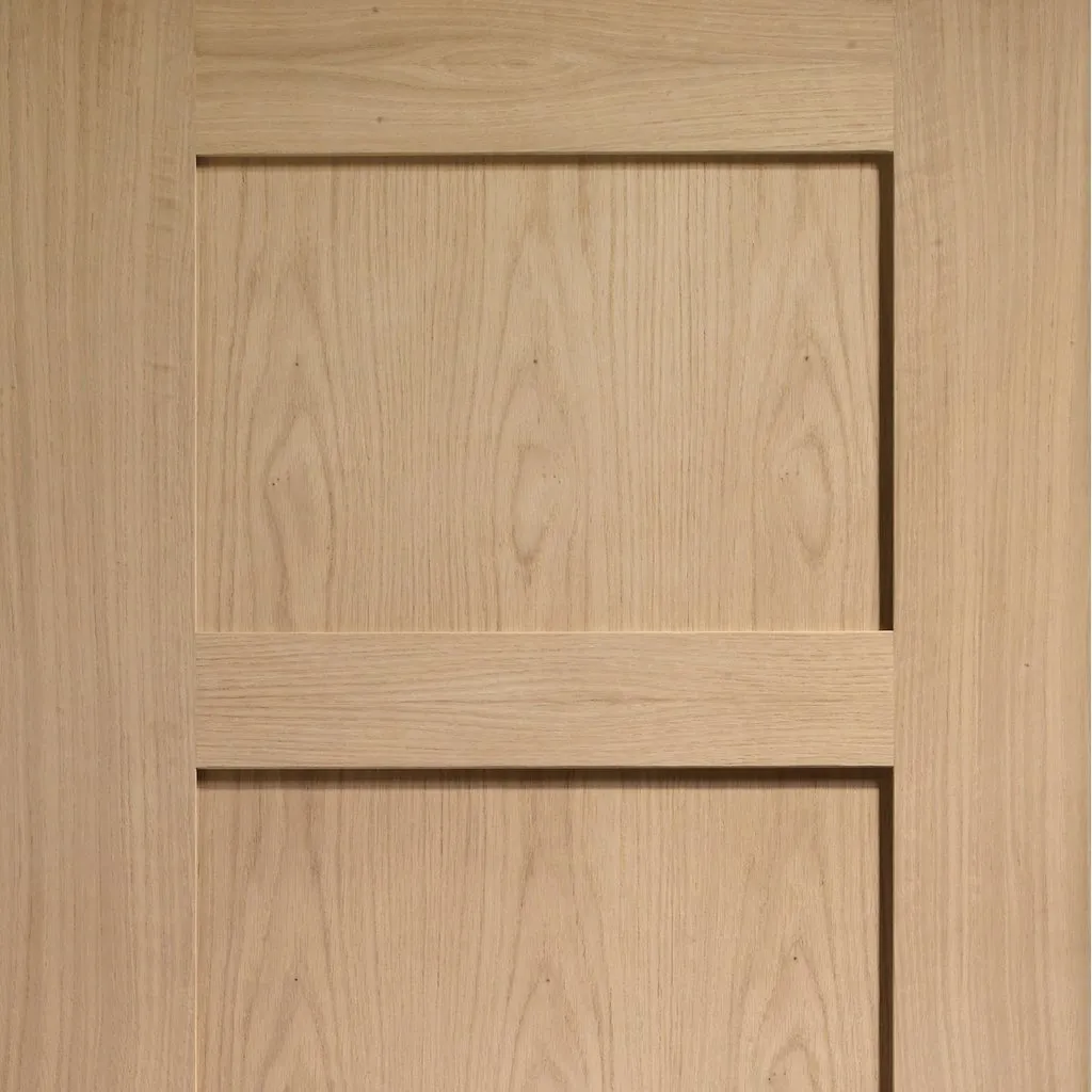 Bespoke Shaker Oak 4 Panel Single Pocket Door