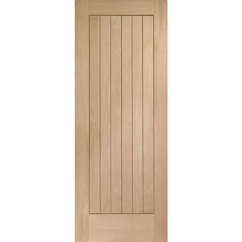 Bespoke Thrufold Suffolk Oak Folding 2 0 Door - Vertical Lining - Prefinished