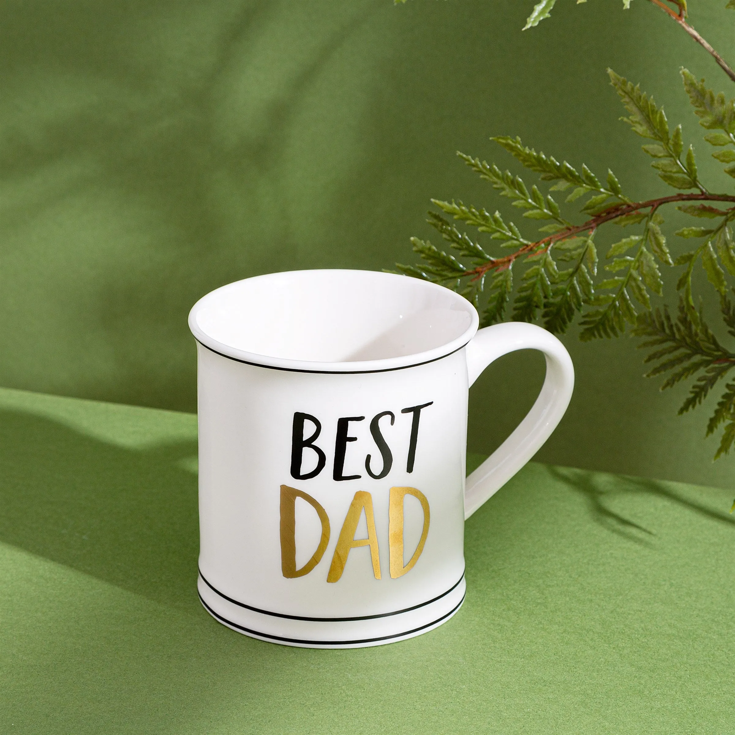 Best Dad Mug - Black & Gold