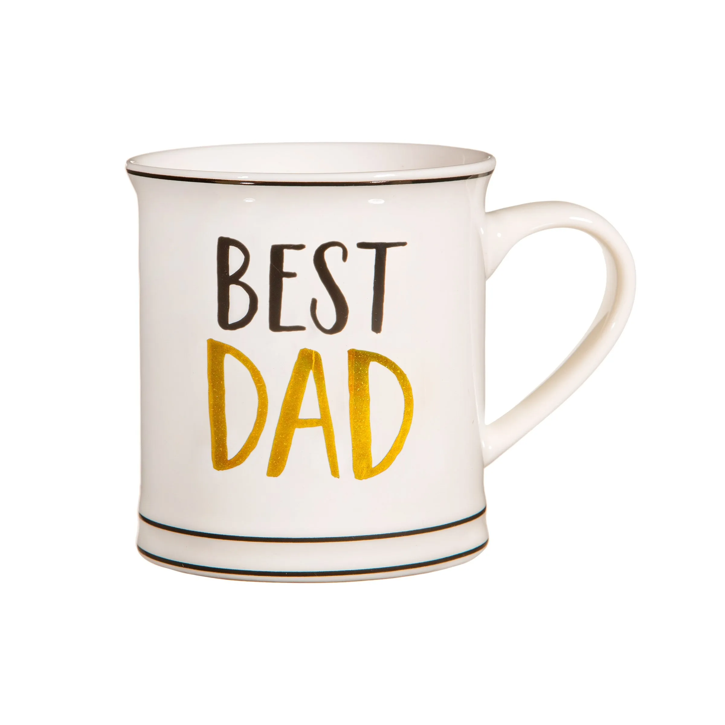 Best Dad Mug - Black & Gold