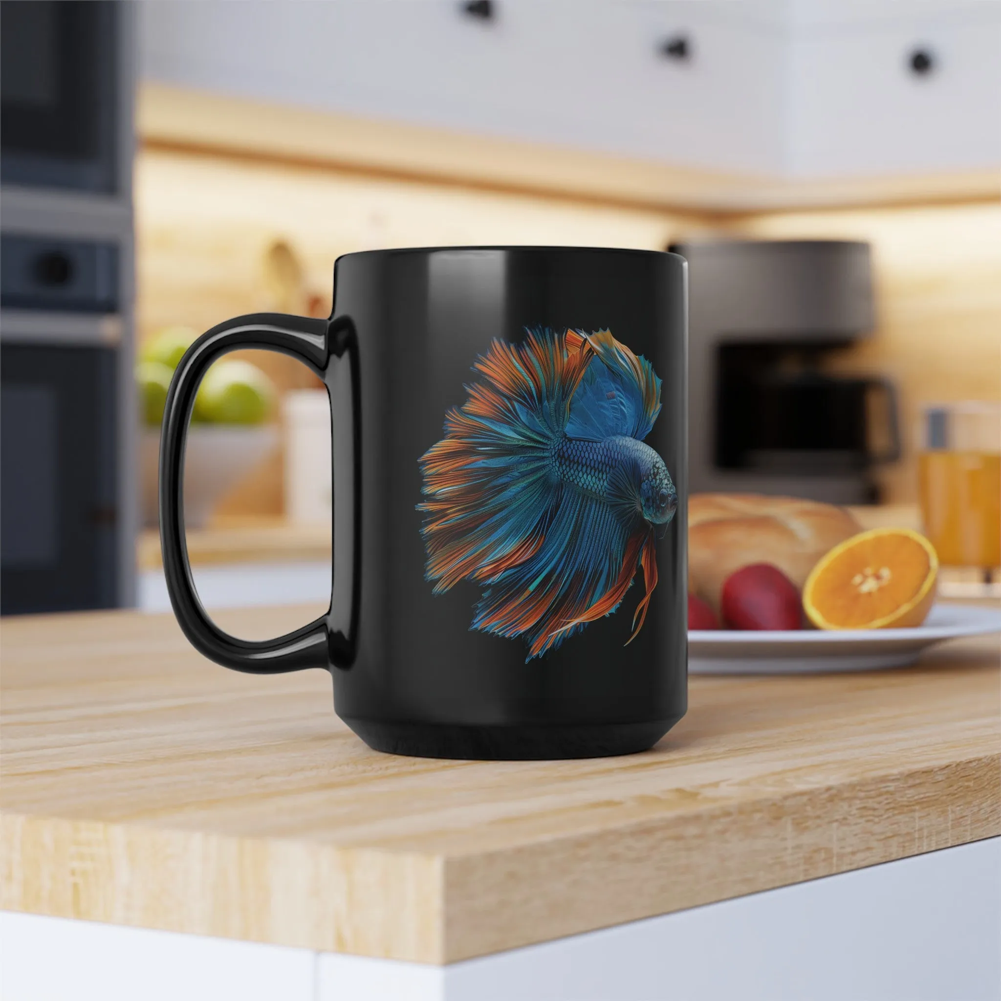 Betta Fish Mug, Aquarium Mug, Fish Coffee Mug, Fish Lover Mug, Birthday Gift, Tropical Fish Mug, Exotic Fish Mug, Coffee Mug, Tea Cup