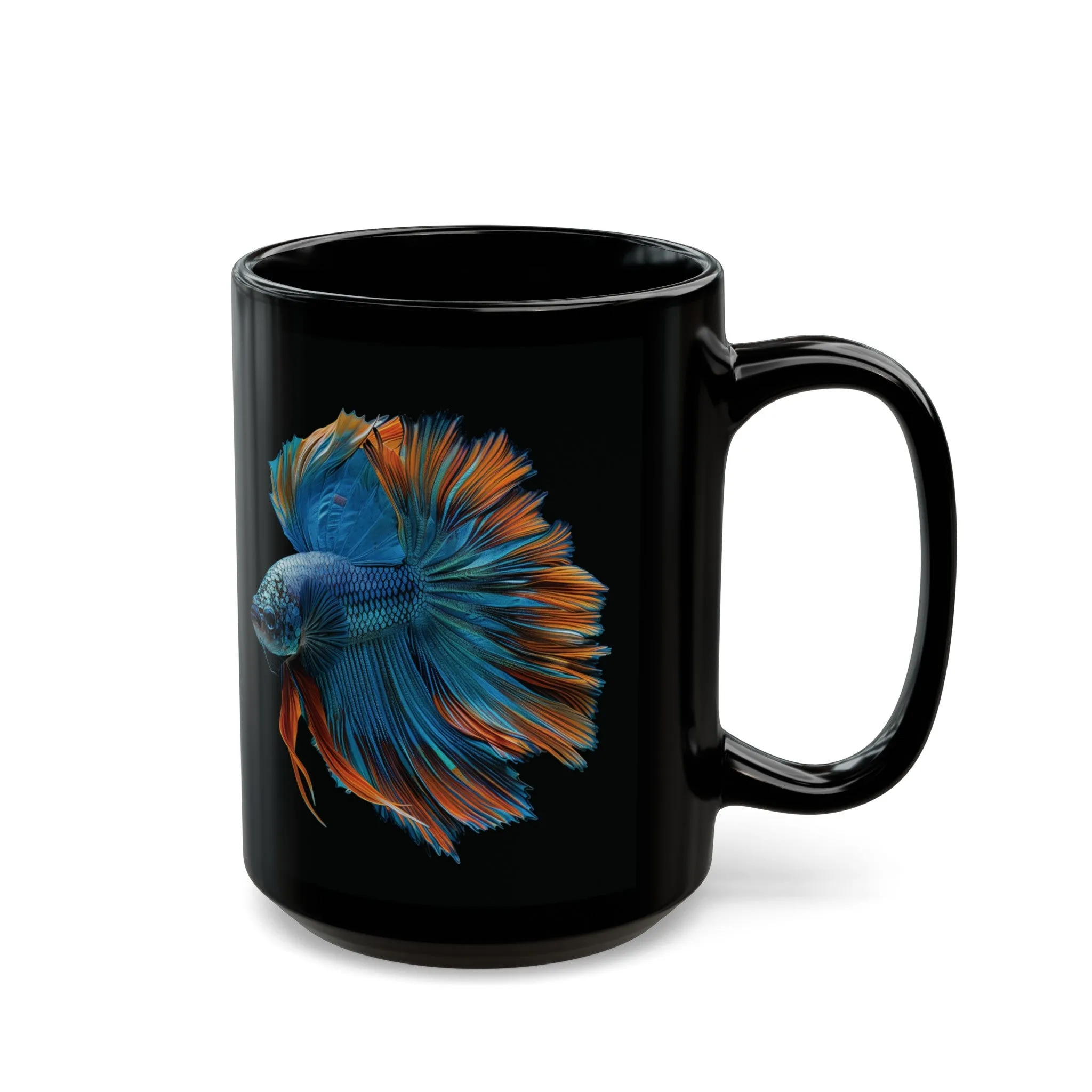 Betta Fish Mug, Aquarium Mug, Fish Coffee Mug, Fish Lover Mug, Birthday Gift, Tropical Fish Mug, Exotic Fish Mug, Coffee Mug, Tea Cup