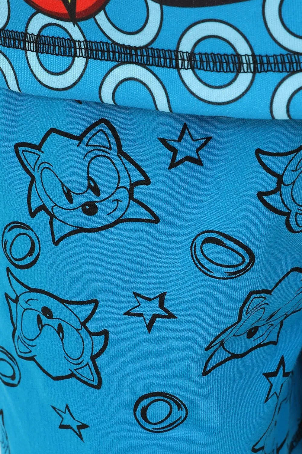 Boys Sonic The Hedgehog Ring Short Gamer Cotton Pyjamas w23