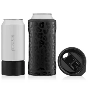 BrüMate Hopsulator Trio, 3 in 1 Can Cooler, Onyx Leopard