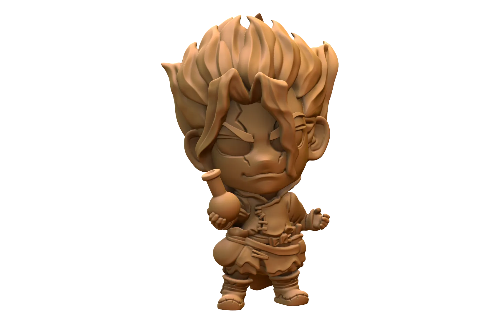 Capsule Chibi - Stone Age Scientist