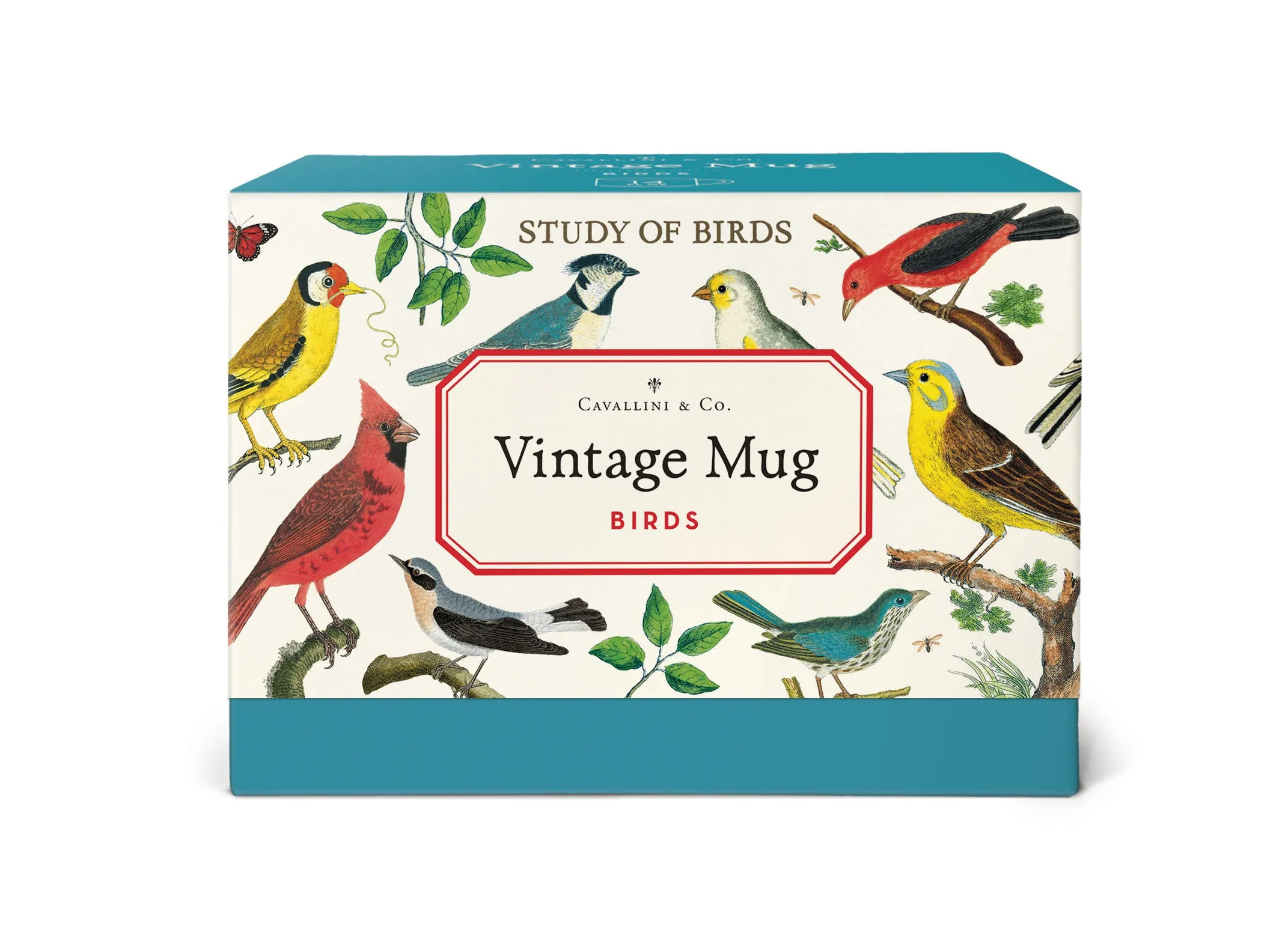 Cavallini & Co. Birds Ceramic Mug