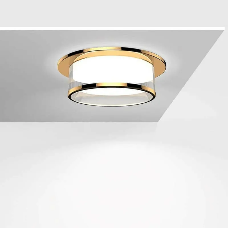 Cedrik - Gold and Silver Crystal Recessed Ceiling Lamp