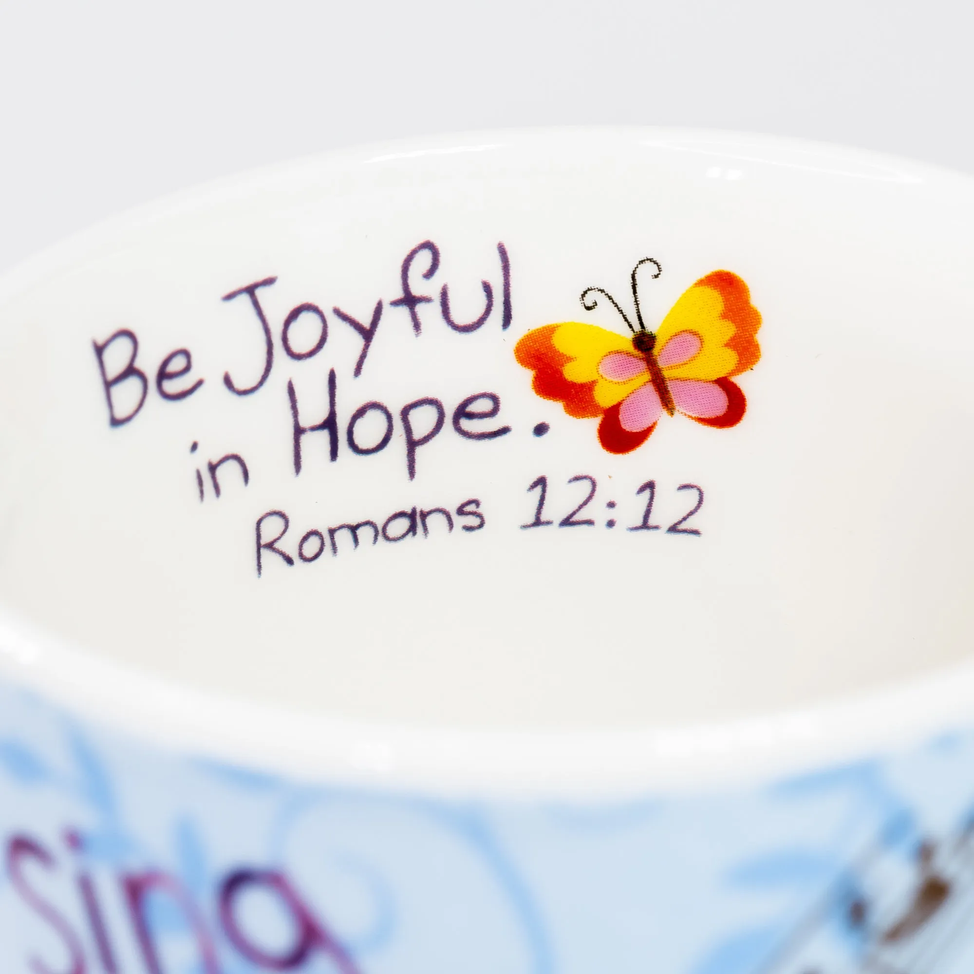 Ceramic Mug - Sing Joy Bird, Psalm 66: 2