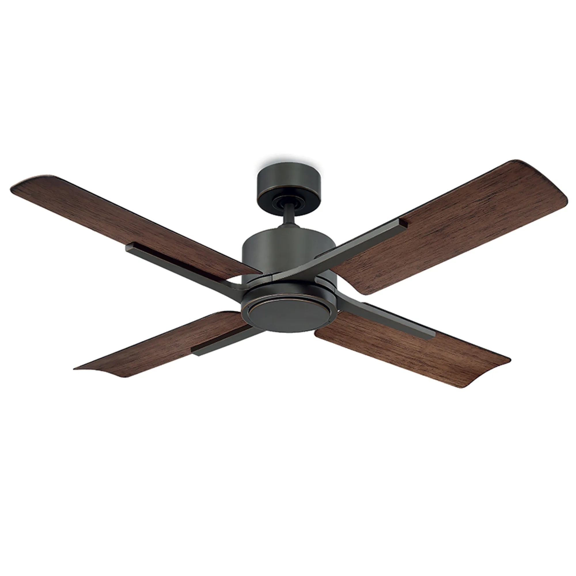 Cervantes Indoor/Outdoor 4-Blade 56" Smart Ceiling Fan with LED Light Kit and Remote Control