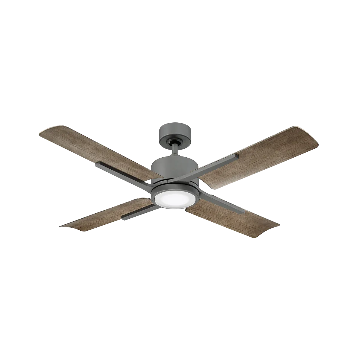 Cervantes Indoor/Outdoor 4-Blade 56" Smart Ceiling Fan with LED Light Kit and Remote Control