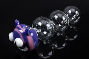 Chameleon Glass Cheshire Cat Typhoon Hand Pipe