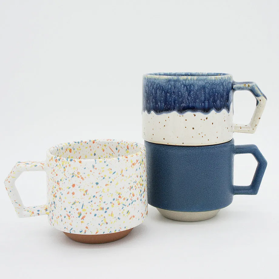 CHIPS Mug - Splash White Navy Drop S