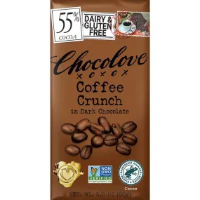 Chocolove Coffee Crunch Dark Chocolate Bar