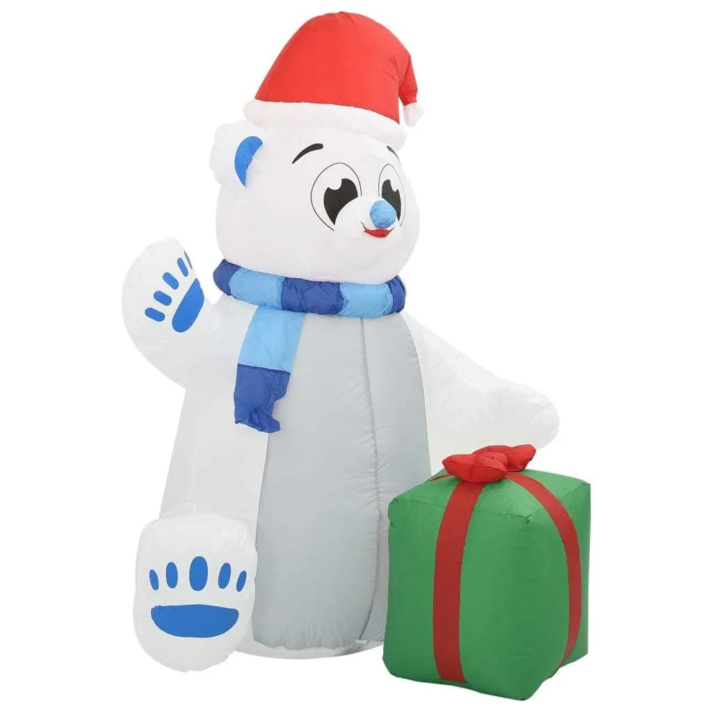 Christmas Inflatable Polar Bear LED Indoor and Outdoor 94.5" (US only)