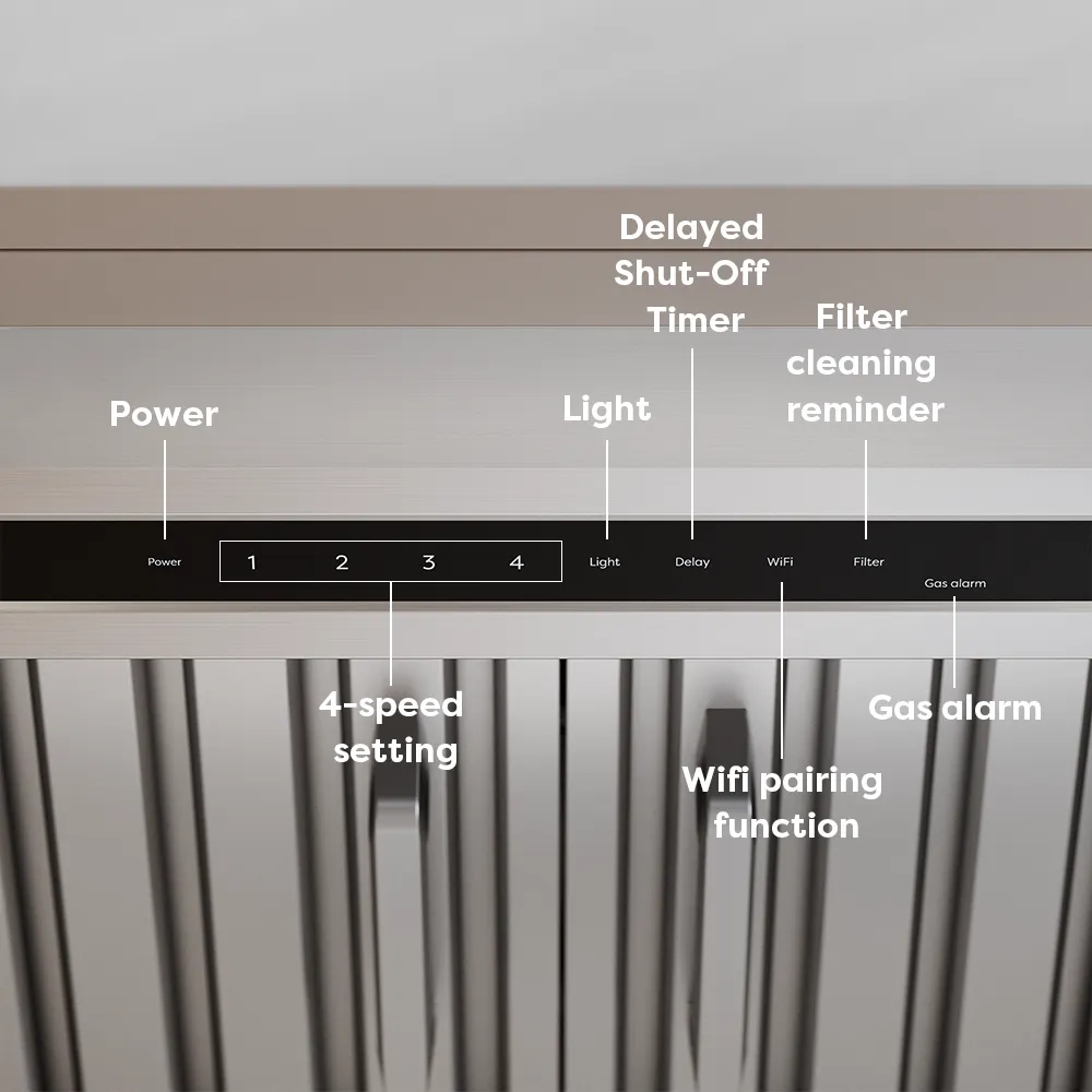 CIARRA Professional Series 28 inch Built-In Range Hood with 4-Speed Levels and Smart Control | CAS28927A-OW