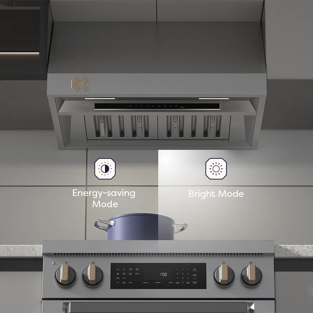 CIARRA Professional Series 30 inch Under Cabinet Range Hood with 4-Speed Levels and Smart Control | CAS30928A-OW