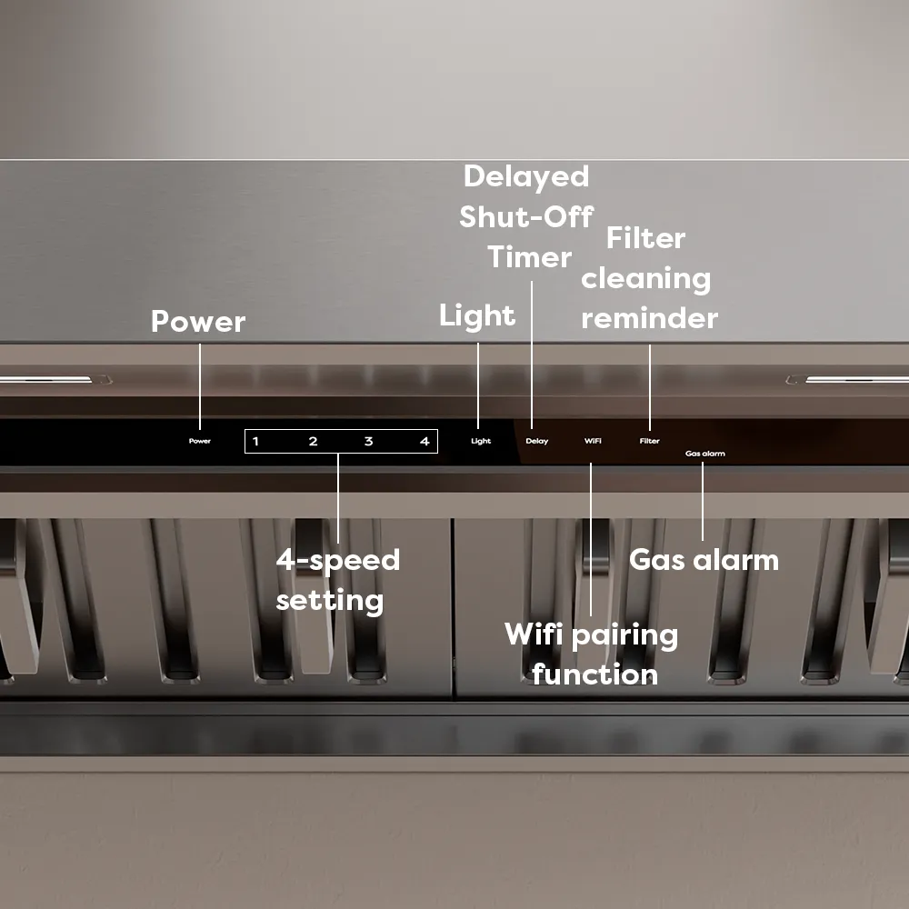 CIARRA Professional Series 30 inch Wall Mount Range Hood with 4-Speed Levels and Smart Control | CAS30313A-OW