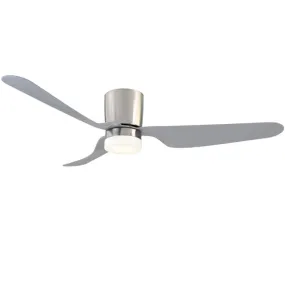 City Ceiling Fan with DC Motor, LED & Remote 52″ Chrome by Mercator