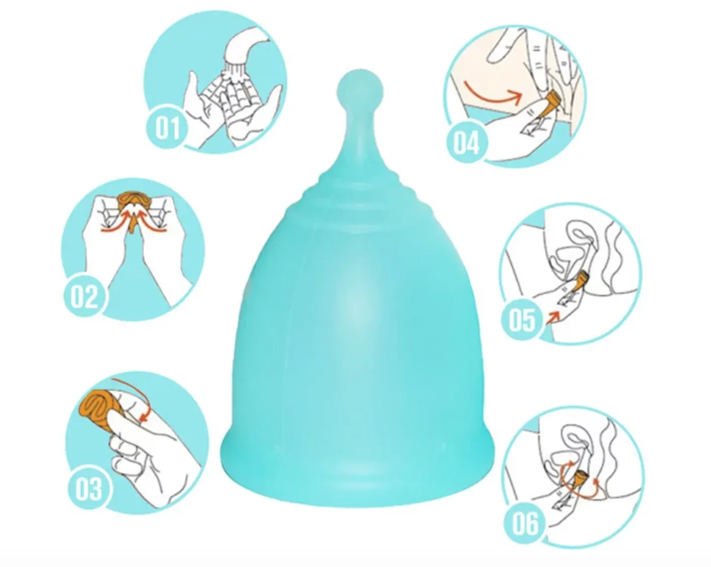 Classic Bell Menstrual Cup - Clear