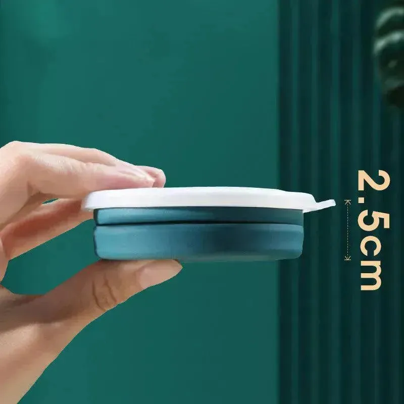 Collapsible Silicone Water Cup with Lid (320 ml)