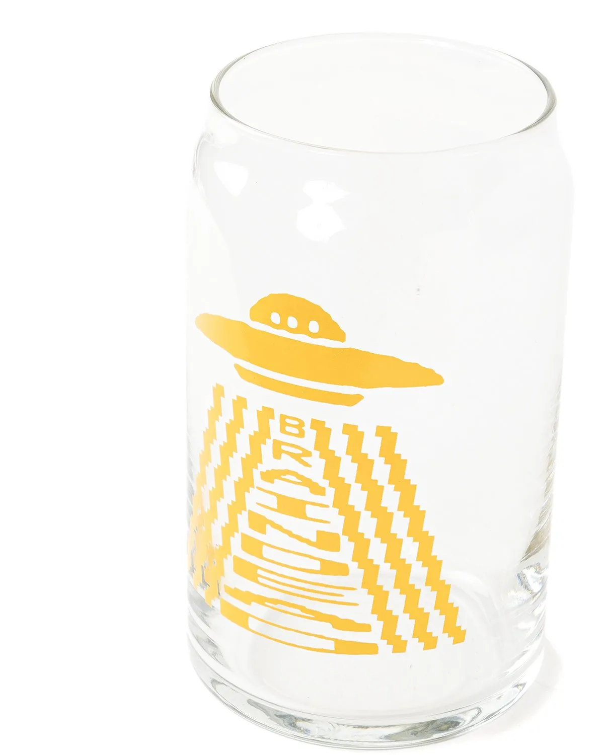 Communion Vessel Beer Can Glass - Glass/Yellow