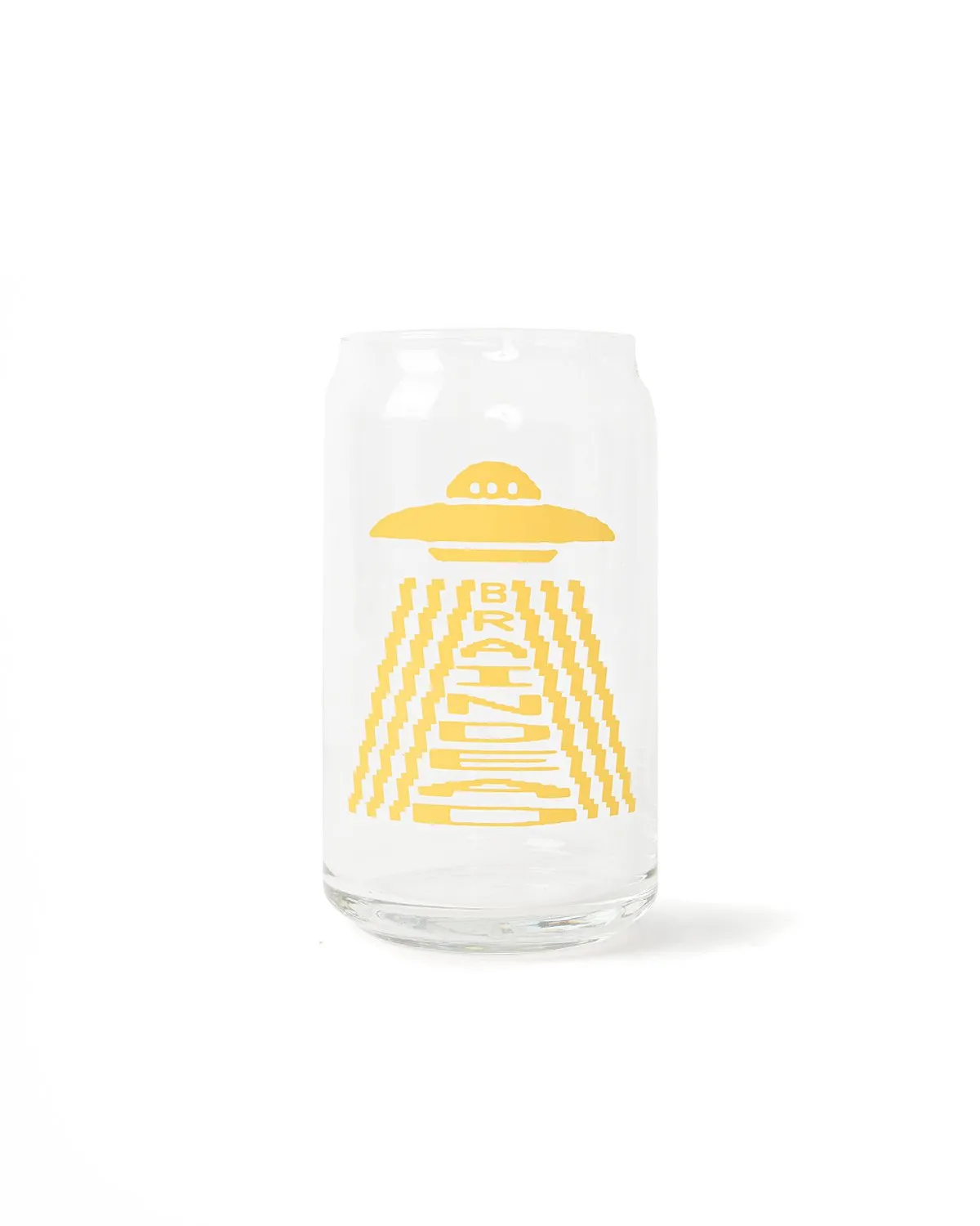 Communion Vessel Beer Can Glass - Glass/Yellow