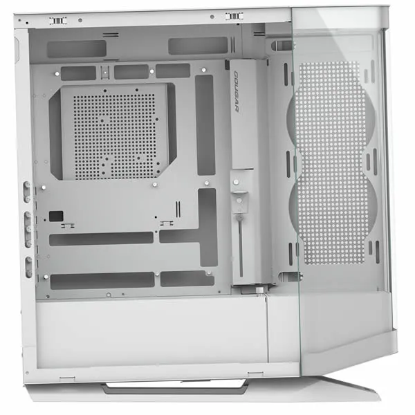 Cougar | FV270 | ARGB Mid Tower E-ATX Case with Tempered, Curved Glass - White