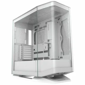 Cougar | FV270 | ARGB Mid Tower E-ATX Case with Tempered, Curved Glass - White