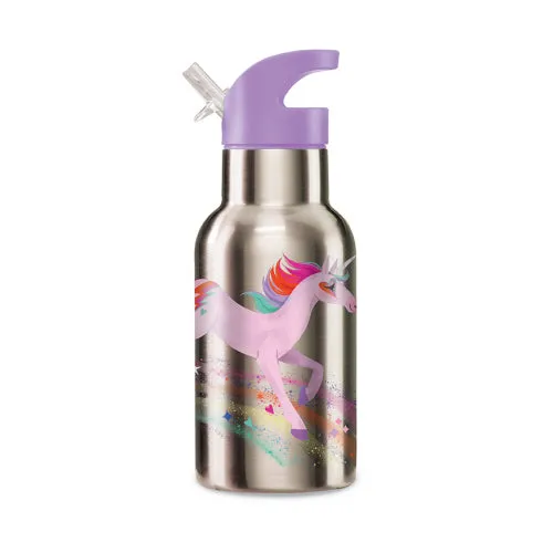 Crocodile Creek Stainless Water Bottle - Unicorn Galaxy