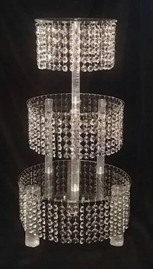 Crystal CupCake Stand Tower 3 to 8 Tiers by Crystal wedding uk