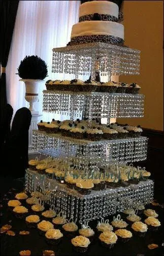 Crystal CupCake Stand Tower 3 to 8 Tiers by Crystal wedding uk