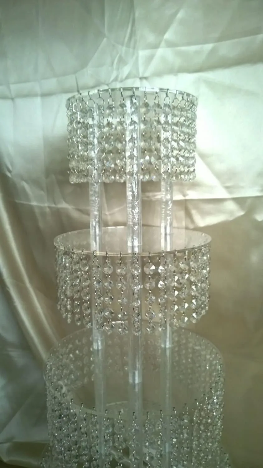 Crystal CupCake Stand Tower 3 to 8 Tiers by Crystal wedding uk