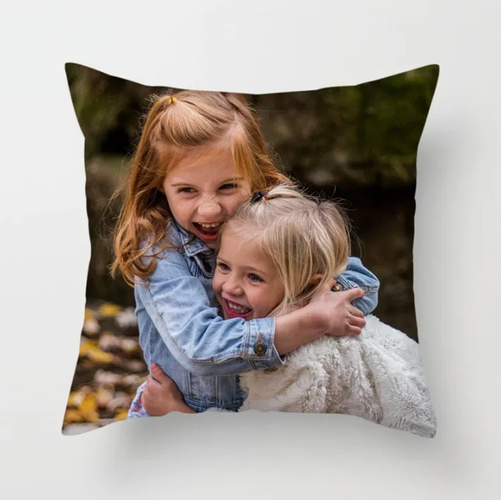 Custom Photo Pillow Case - Personalized Pillow Case - Throw Pillow Decorative Cover Home Decor Gift for Her Christmas Gift Housewarming