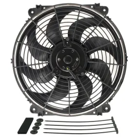 Derale 14" Tornado Electric Fan - 1350 CFM, 1750 RPM, 10.5 Amp Draw