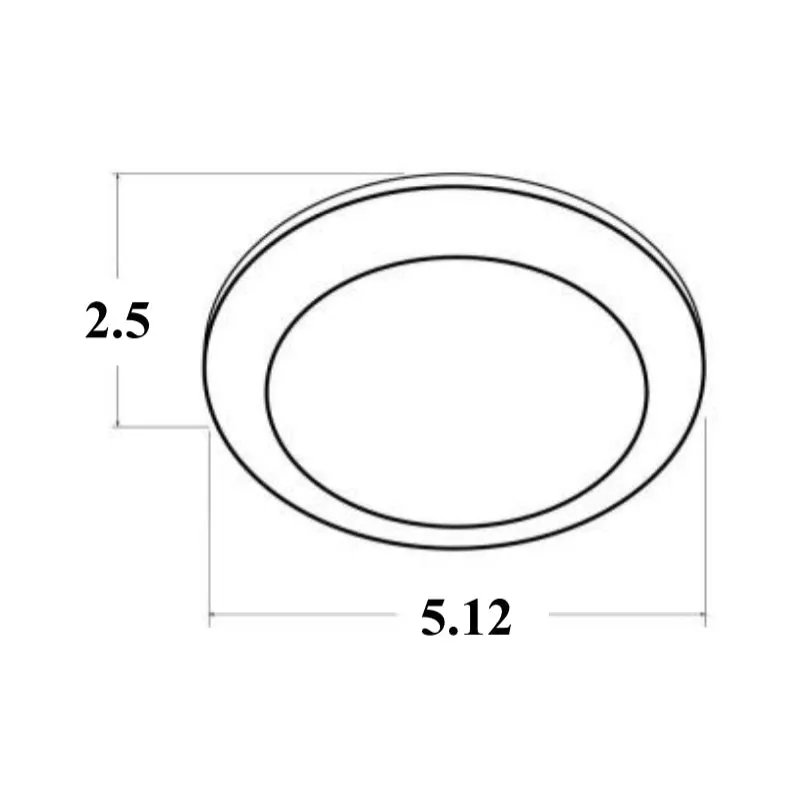 DLS4 4" 9W LED High-Performance Disc Light, CCT