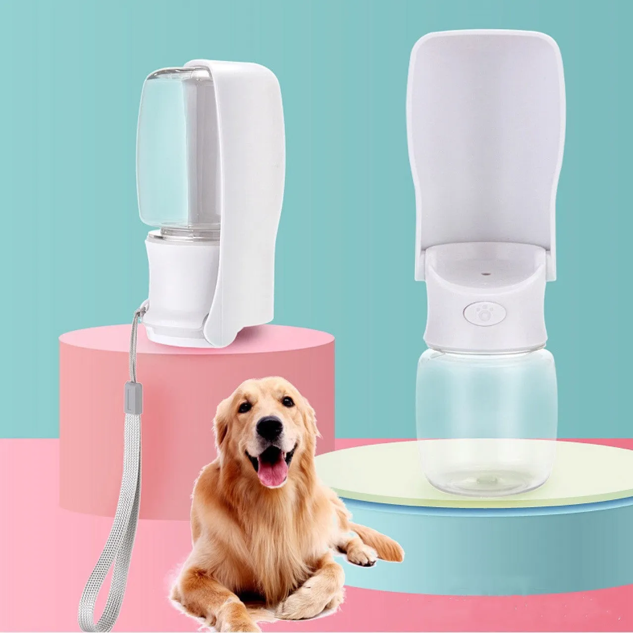 Dog Portable Water Bottle - Foldable Pet Water Dispenser