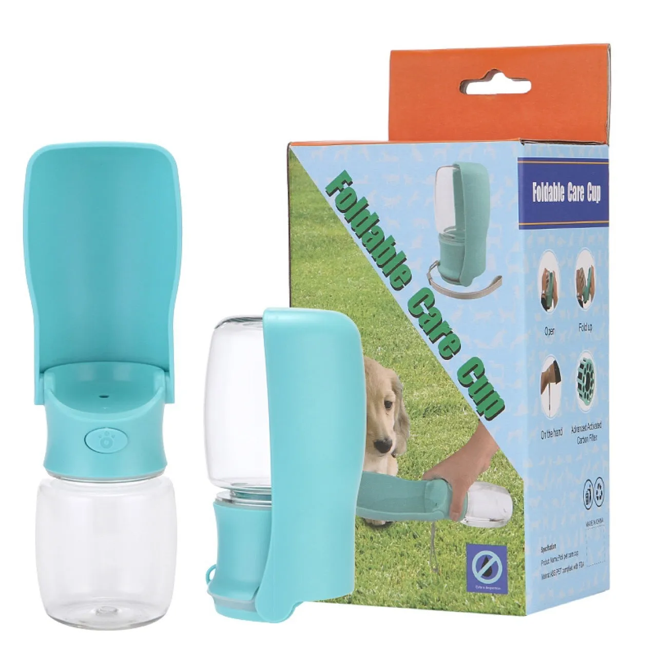 Dog Portable Water Bottle - Foldable Pet Water Dispenser