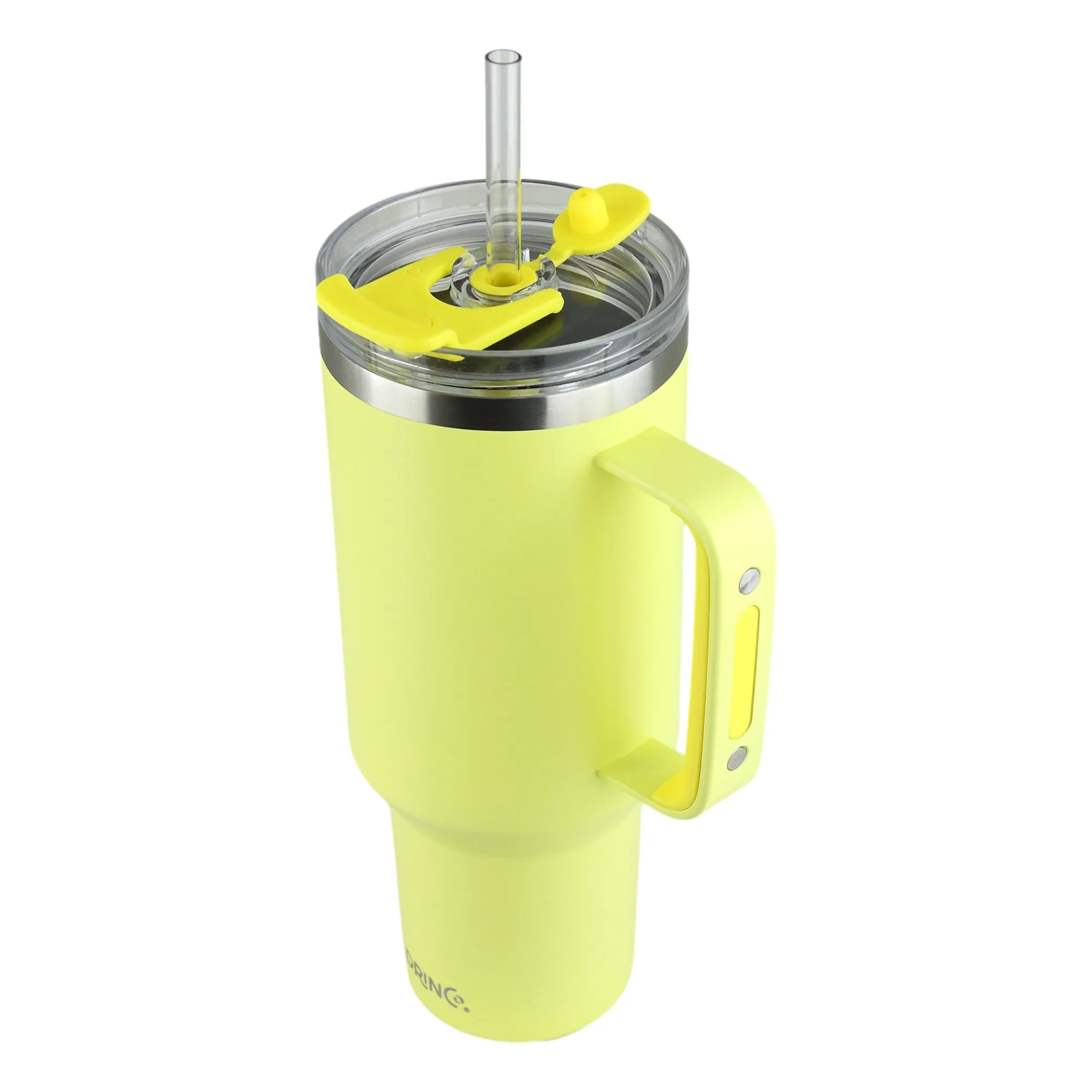 DRINCO® 40oz BugSur Tumbler with Handle - Lemon