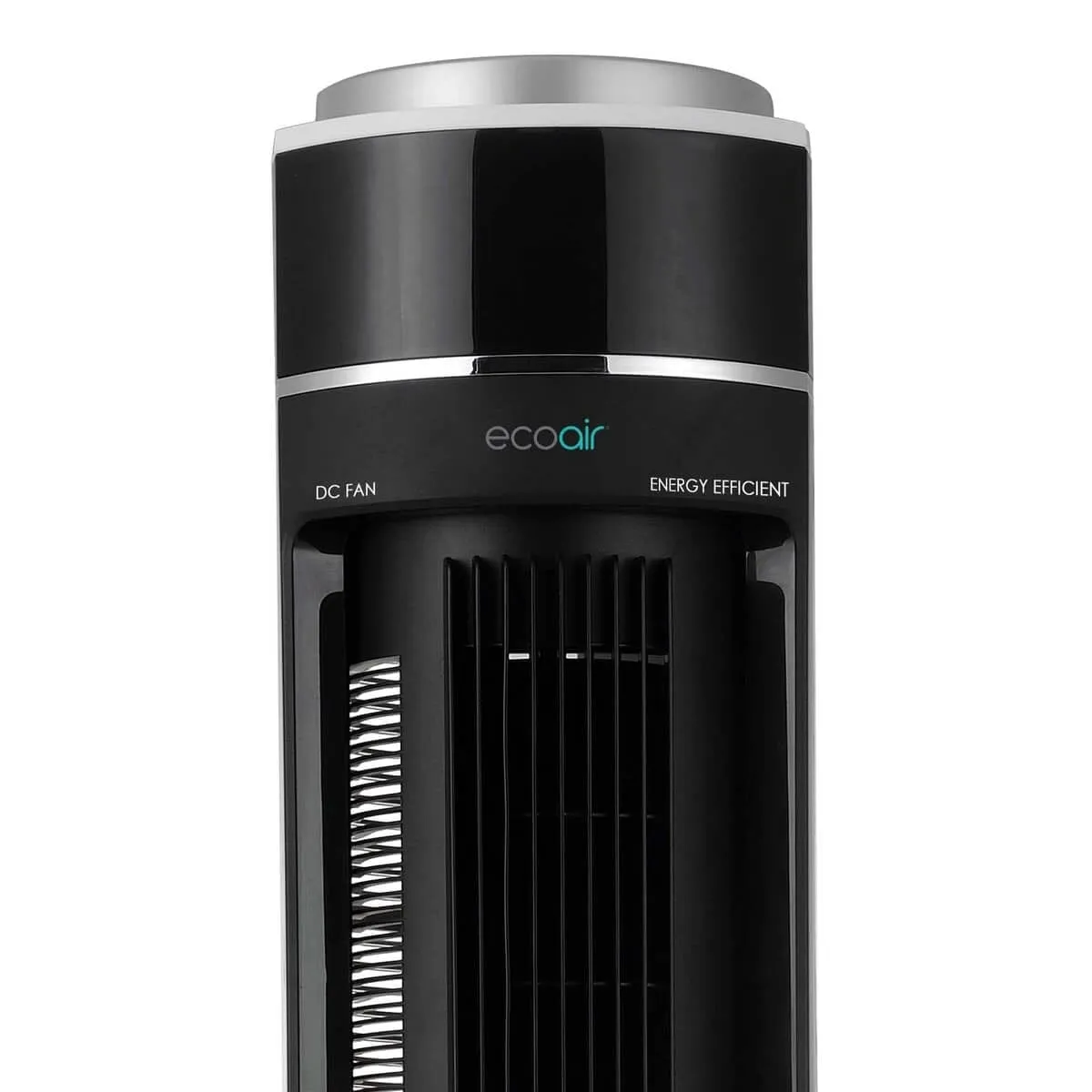 EcoAir Halo Low Energy Tower Fan, 2.8 Watts per hour, 12 Speeds, Oscillation Function - With Remote Control