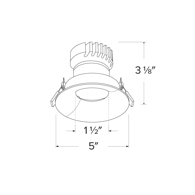 Elco EKCL4172 Pex 4" Round Curved Reflector