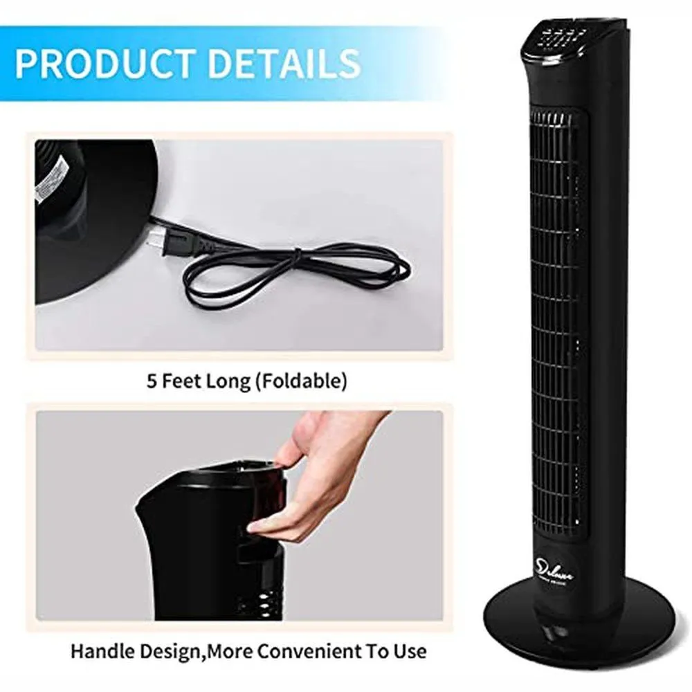 Electric Oscillating Tower Fan -37inch