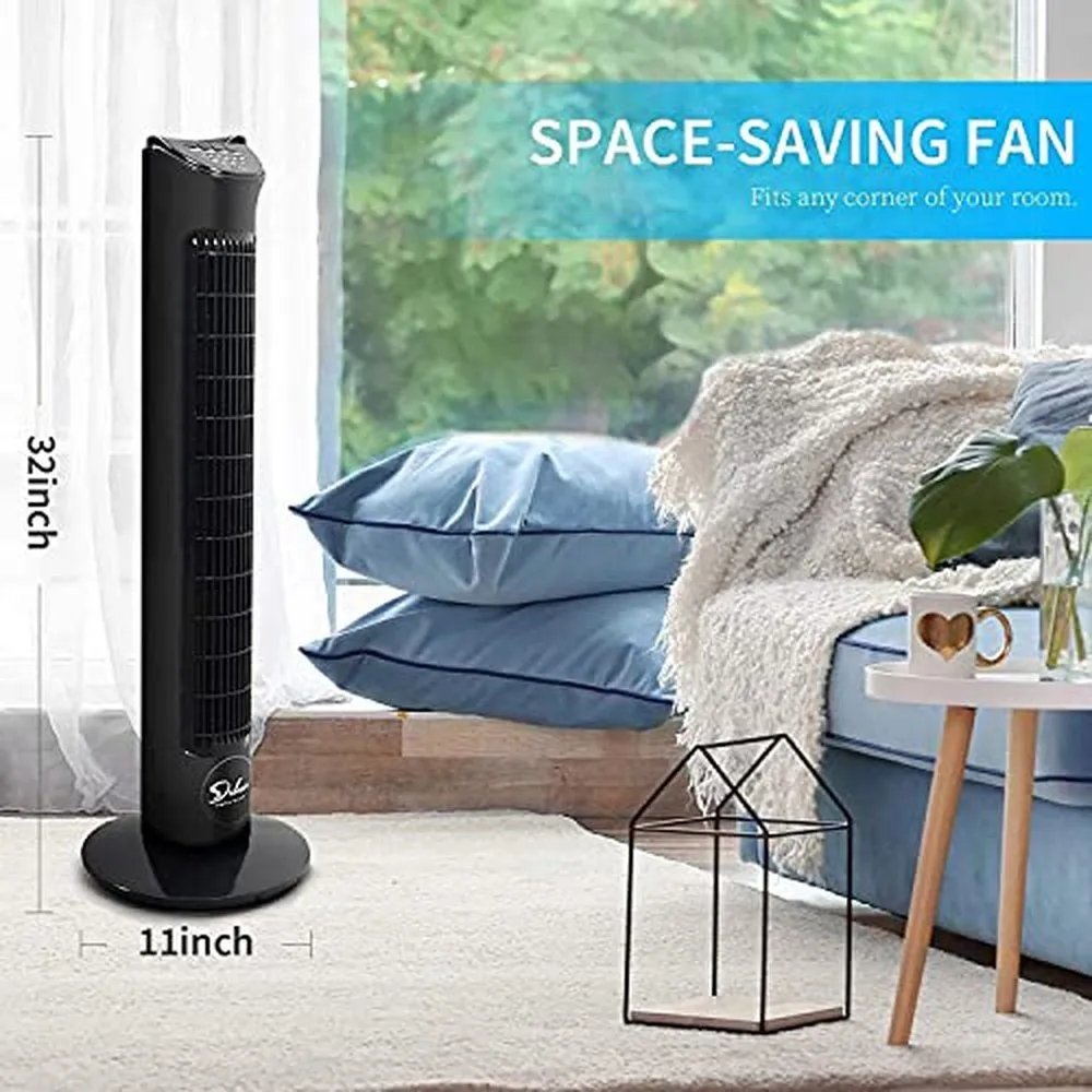 Electric Oscillating Tower Fan -37inch