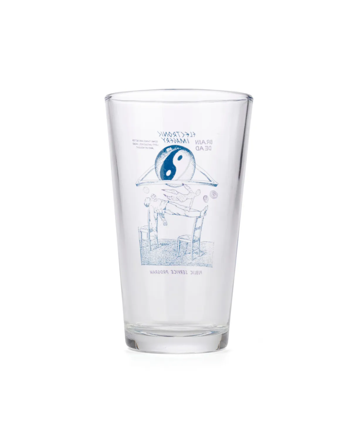 Electronic Imagery Pint Glass - Slate Blue