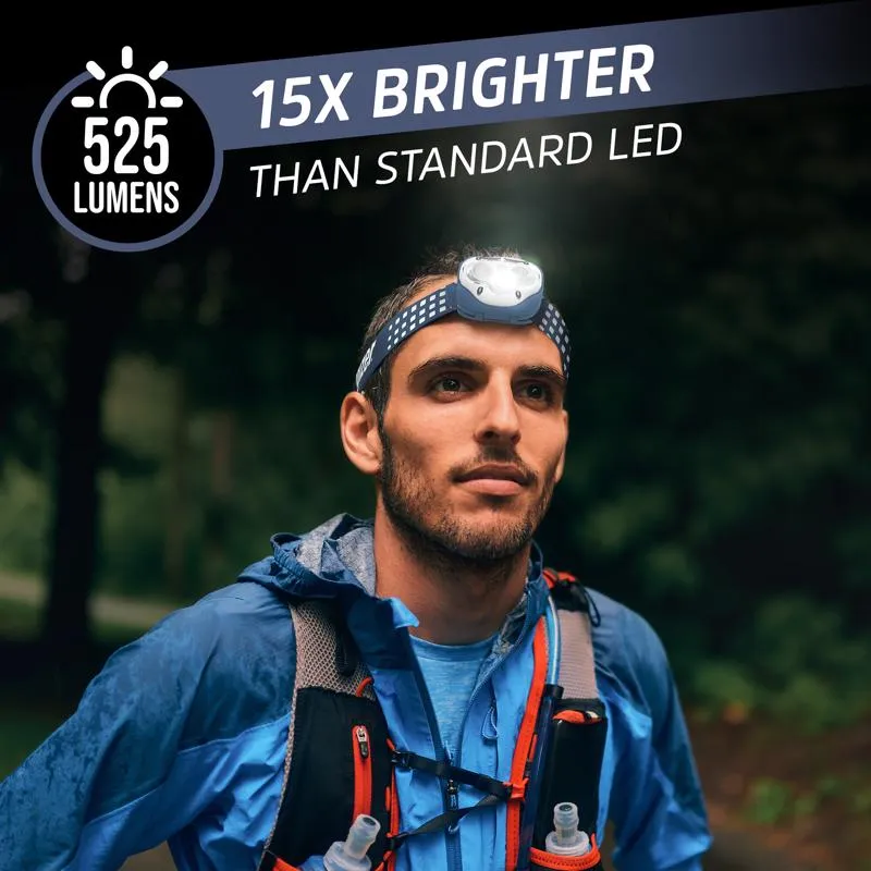 Energizer Smart 525 lm Blue LED Head Lamp AAA Battery