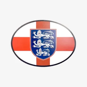 England Oval Decal